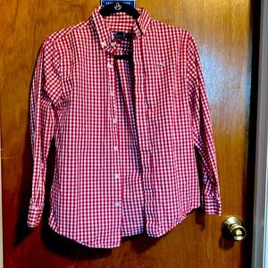 Red Checkered Vineyard Vines Shirt
